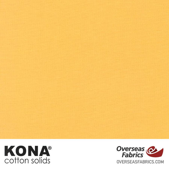 Kona Cotton Solids Daffodil - 44" wide - Robert Kaufman quilting fabric