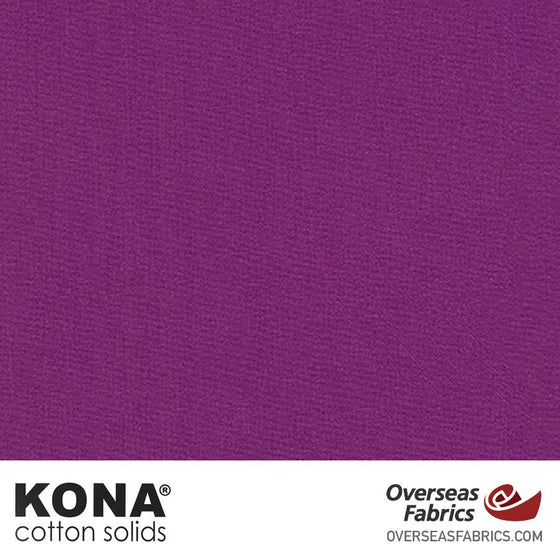 Kona Cotton Solids Dk Violet - 44" wide - Robert Kaufman quilting fabric