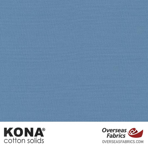 Kona Cotton Solids Dresden Blue - 44" wide - Robert Kaufman quilting fabric
