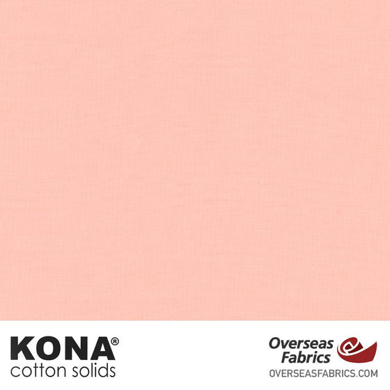 Kona Cotton Solids Dusty Peach - 44" wide - Robert Kaufman quilting fabric
