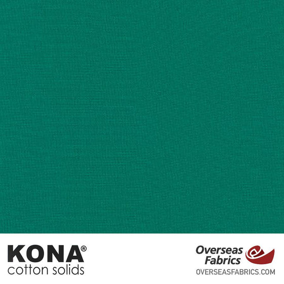 Kona Cotton Solids Emerald - 44" wide - Robert Kaufman quilting fabric