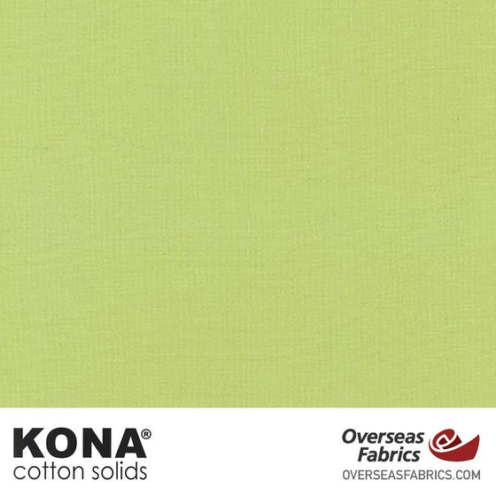 Kona Cotton Solids Green Tea - 44" wide - Robert Kaufman quilting fabric