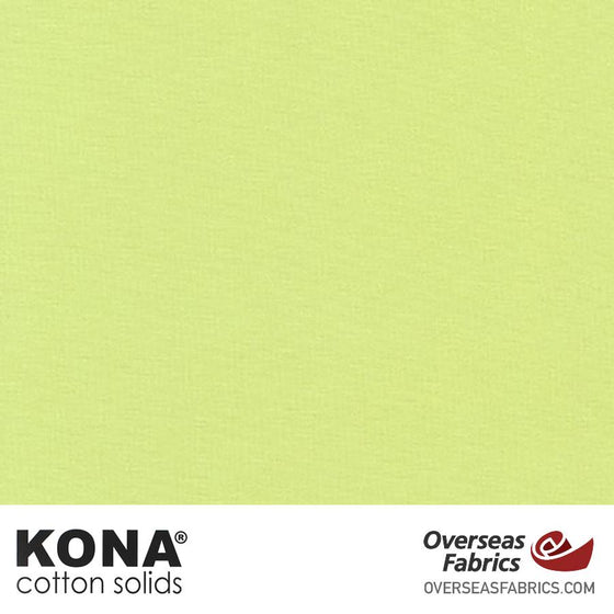 Kona Cotton Solids Honey Dew - 44" wide - Robert Kaufman quilting fabric
