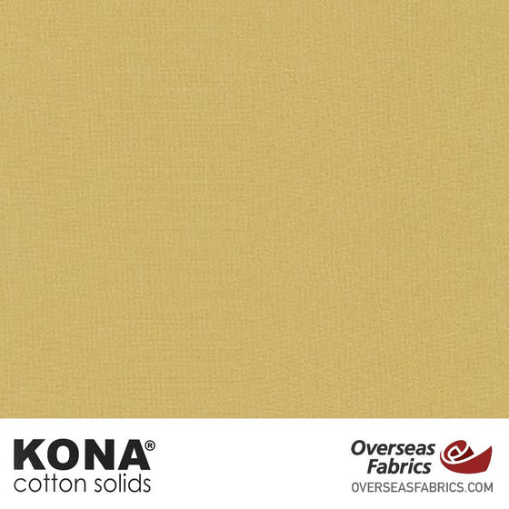 Kona Cotton Solids Honey - 44" wide - Robert Kaufman quilting fabric