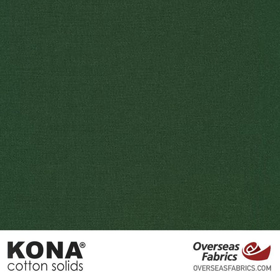 Kona Cotton Solids Hunter Green - 44" wide - Robert Kaufman quilting fabric
