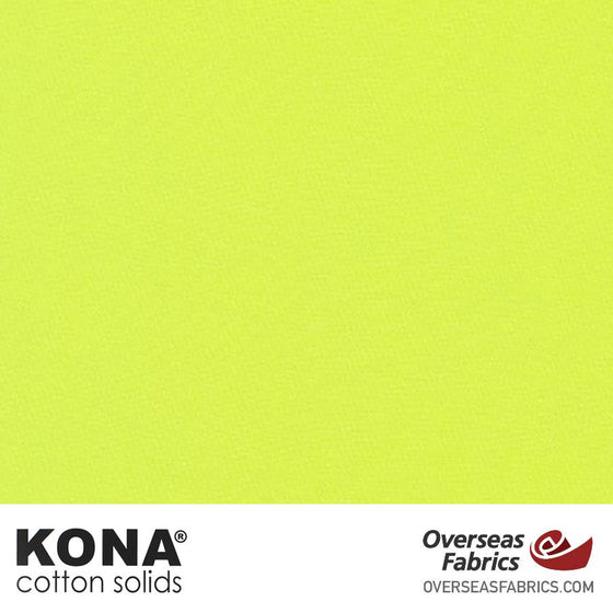 Kona Cotton Solids Key Lime - 44" wide - Robert Kaufman quilting fabric