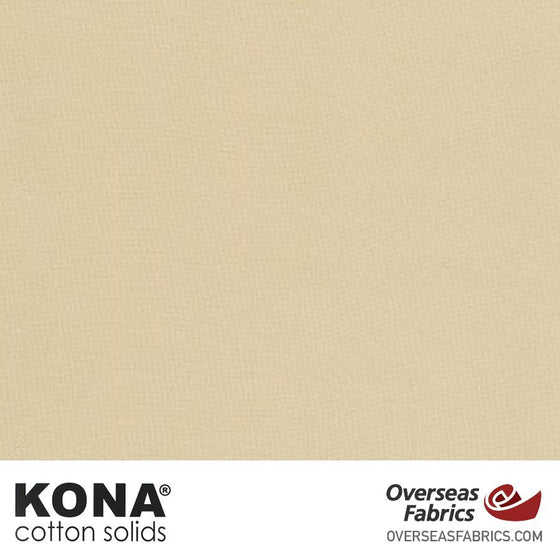 Kona Cotton Solids Khaki - 44" wide - Robert Kaufman quilting fabric
