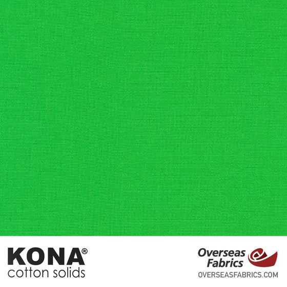 Kona Cotton Solids Kiwi - 44" wide - Robert Kaufman quilting fabric