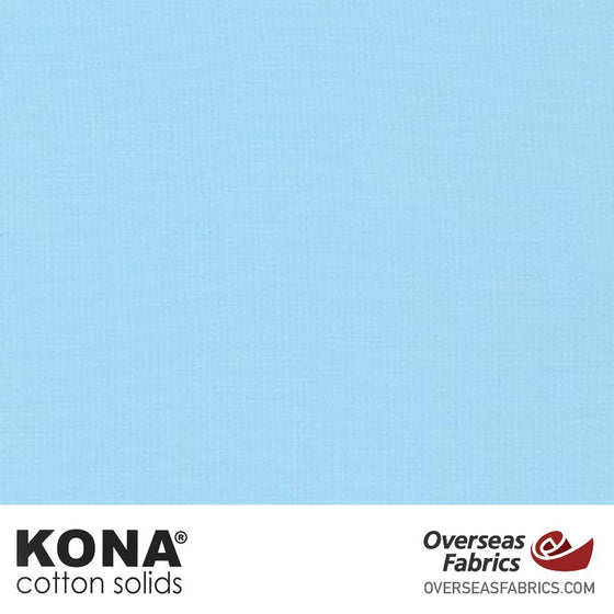 Kona Cotton Solids Lake - 44" wide - Robert Kaufman quilting fabric