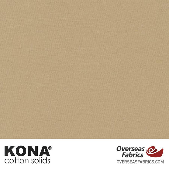 Kona Cotton Solids Latte - 44" wide - Robert Kaufman quilting fabric