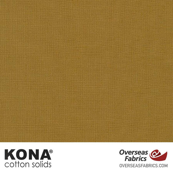 Kona Cotton Solids Leather - 44" wide - Robert Kaufman quilting fabric