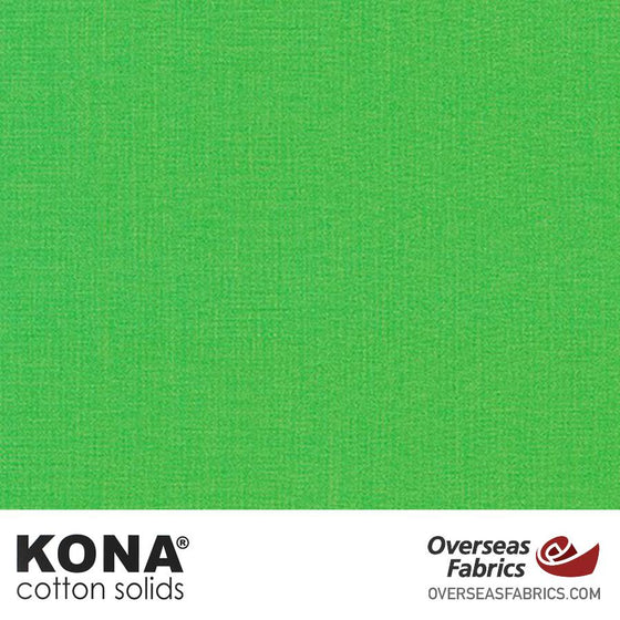 Kona Cotton Solids Leprechaun - 44" wide - Robert Kaufman quilting fabric