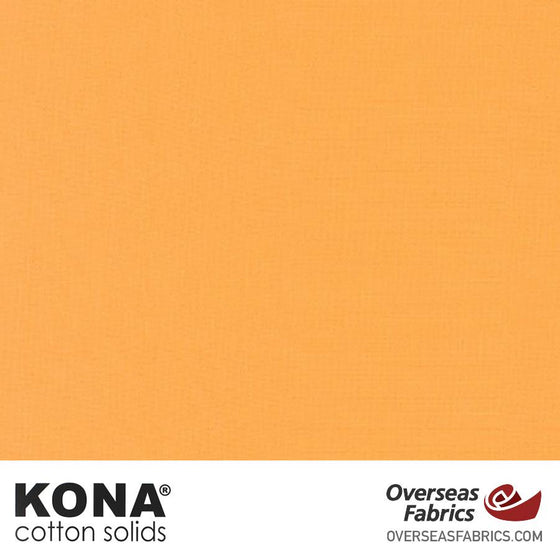 Kona Cotton Solids Mac and Cheese - 44" wide - Robert Kaufman quilting fabric