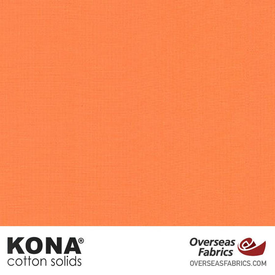 Kona Cotton Solids Mango - 44" wide - Robert Kaufman quilting fabric
