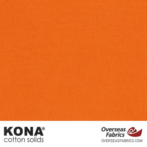 Kona Cotton Solids Marmalade - 44" wide - Robert Kaufman quilting fabric