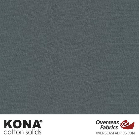 Kona Cotton Solids Metal - 44" wide - Robert Kaufman quilting fabric