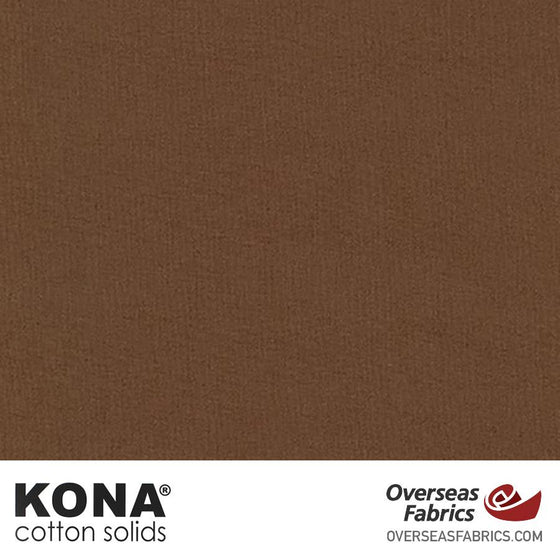 Kona Cotton Solids Mocha - 44" wide - Robert Kaufman quilting fabric