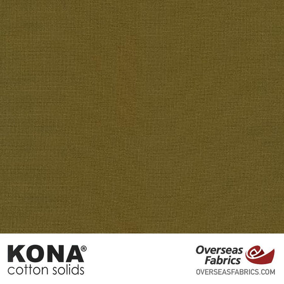 Kona Cotton Solids Moss - 44" wide - Robert Kaufman quilting fabric