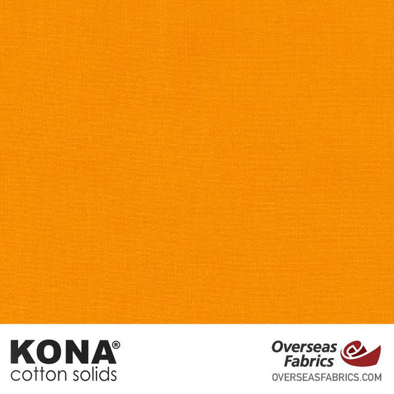 Kona Cotton Solids Nacho Cheese - 44" wide - Robert Kaufman quilting fabric