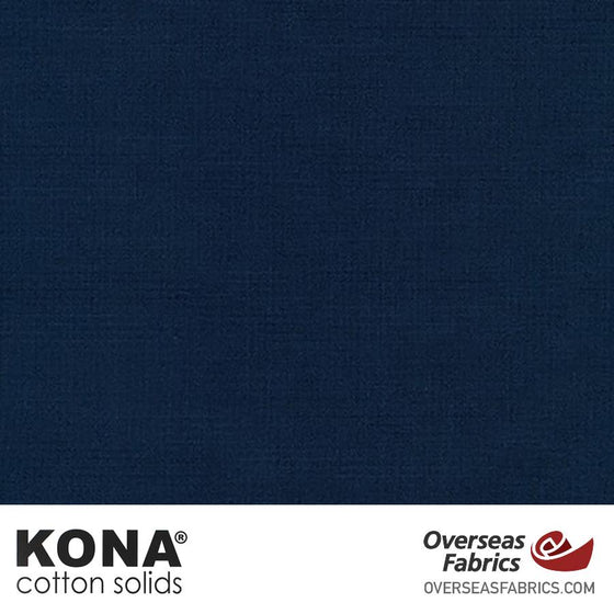 Kona Cotton Solids Nautical - 44" wide - Robert Kaufman quilting fabric