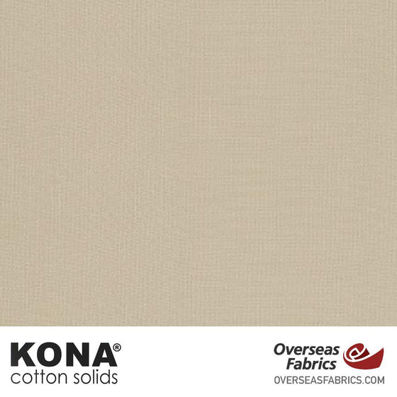 Kona Cotton Solids Parchment - 44" wide - Robert Kaufman quilting fabric