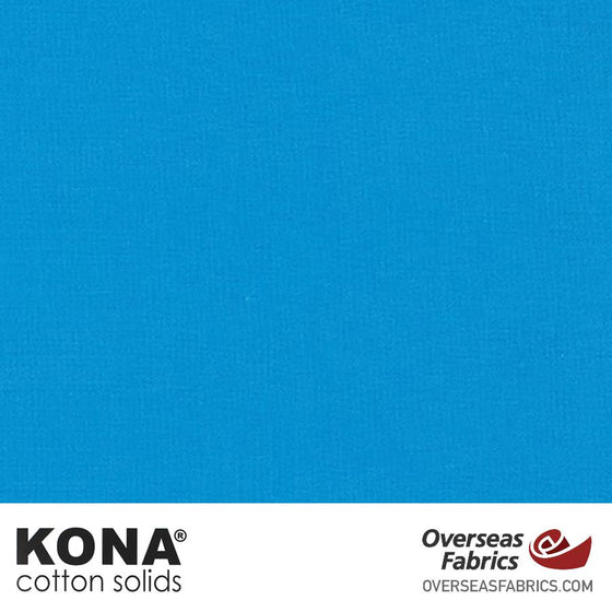 Kona Cotton Solids Paris Blue - 44" wide - Robert Kaufman quilting fabric