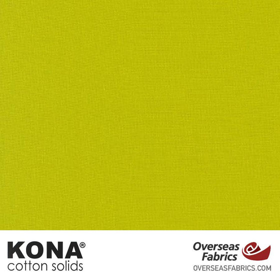 Kona Cotton Solids Peapod - 44" wide - Robert Kaufman quilting fabric