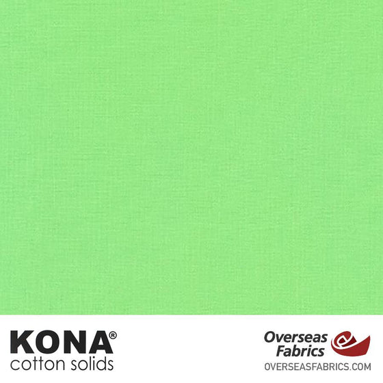 Kona Cotton Solids Pear - 44" wide - Robert Kaufman quilting fabric