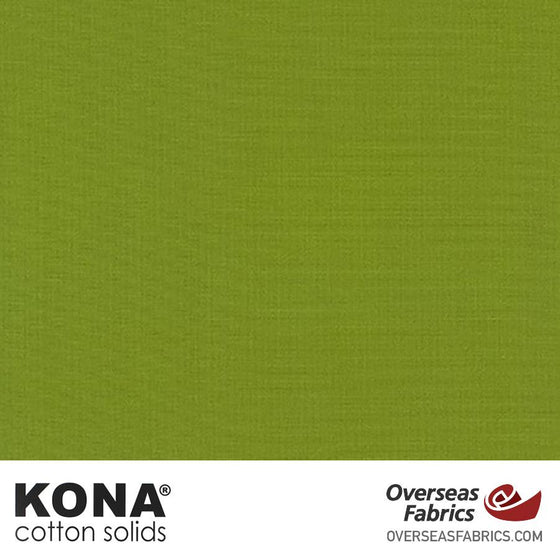 Kona Cotton Solids Peridot - 44" wide - Robert Kaufman quilting fabric