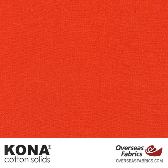 Kona Cotton Solids Pimento - 44" wide - Robert Kaufman quilting fabric