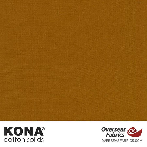 Kona Cotton Solids Roasted Pecan - 44" wide - Robert Kaufman quilting fabric
