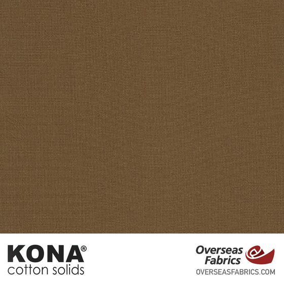 Kona Cotton Solids Sable - 44" wide - Robert Kaufman quilting fabric