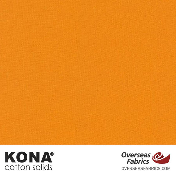Kona Cotton Solids Saffron - 44" wide - Robert Kaufman quilting fabric