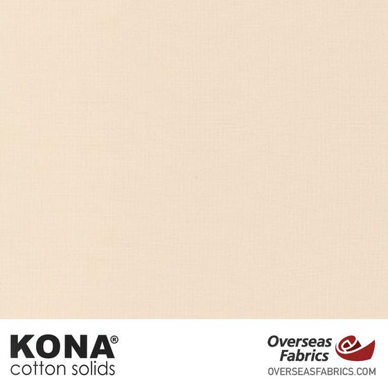 Kona Cotton Solids Sand - 44" wide - Robert Kaufman quilting fabric
