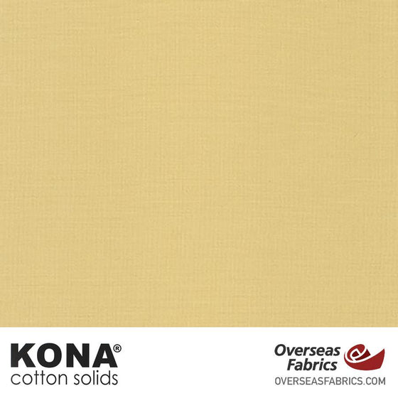 Kona Cotton Solids Scone - 44" wide - Robert Kaufman quilting fabric