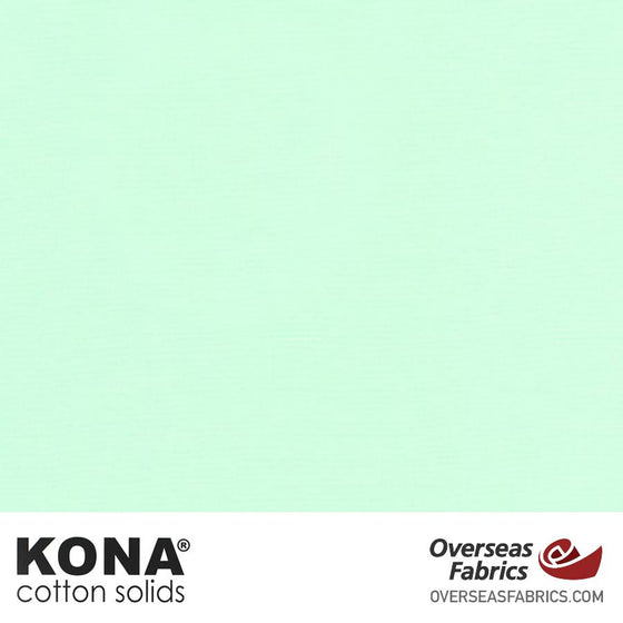 Kona Cotton Solids Sea Mist - 44" wide - Robert Kaufman quilting fabric