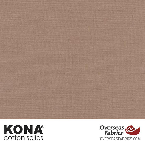 Kona Cotton Solids Suede - 44" wide - Robert Kaufman quilting fabric