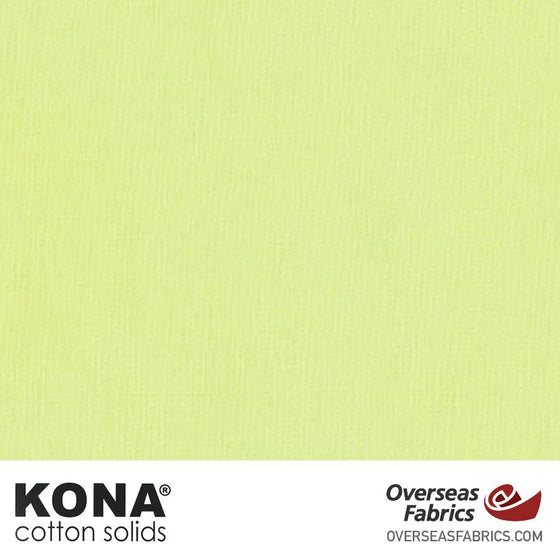 Kona Cotton Solids Summer Pear - 44" wide - Robert Kaufman quilting fabric