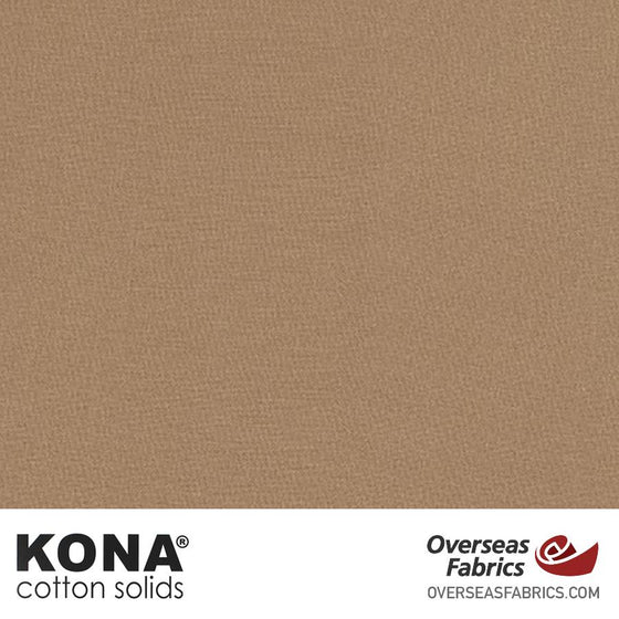 Kona Cotton Solids Taupe - 44" wide - Robert Kaufman quilting fabric