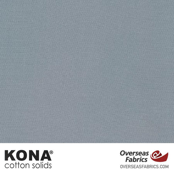 Kona Cotton Solids Titanium - 44" wide - Robert Kaufman quilting fabric
