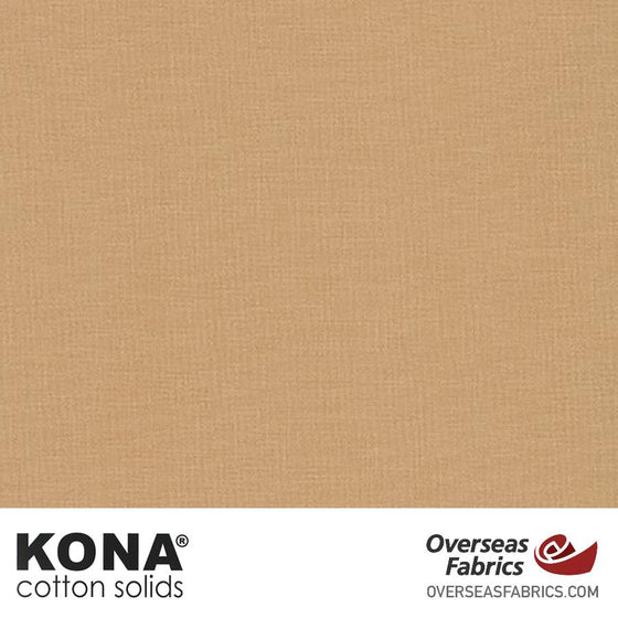 Kona Cotton Solids Wheat - 44" wide - Robert Kaufman quilting fabric