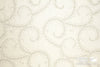 Linen Rayon Blend 60" - Floral Embroidery, Cream