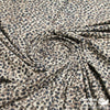 Nylon Lycra Knit 45" - Cheetah Spots, White