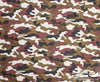 Nylon Lycra Knit 60" - Small Camouflage, Brown