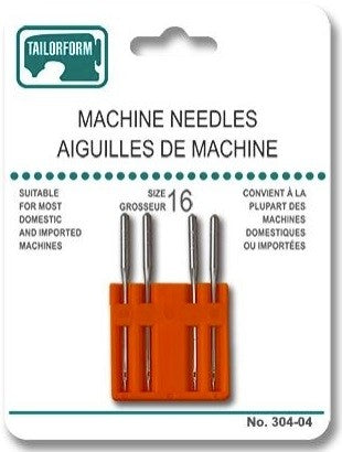 Tailorform - Machine Needles, Size 16