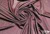 Poly Rayon Knit 60" - Metallic Melange, Dark Brown