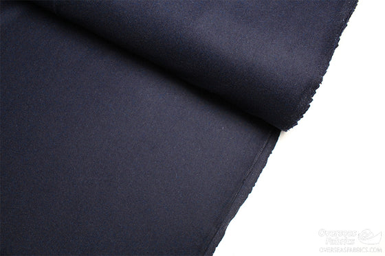 Melton Wool 60" - Navy Blue