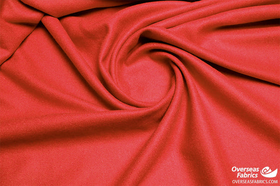 Melton Wool 60" - Red