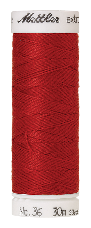 Mettler Extra Strong Polyester Thread, 30m - #0504 Country Red