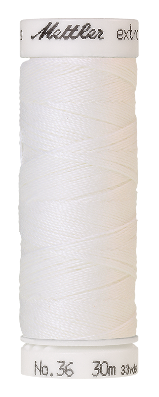 Mettler Extra Strong Polyester Thread, 30m - #2000 White
